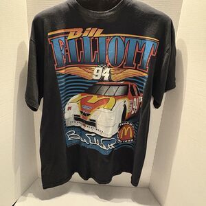 NASCAR Vintage 90s Bill Elliot McDonald’s Racing T-Shirt Size XL
